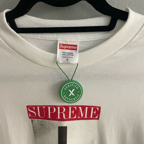 NEW WITH TAGS SUPREME Loved by the Children White T-Shirt Men's Size Small - Picture 6 of 11